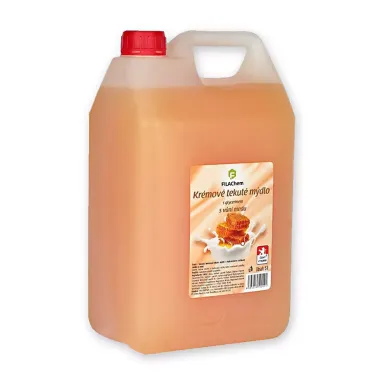 Krémové tekuté mýdlo s vůní MEDU a MLÉKA